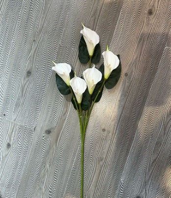 Flores Cartucho  Blanco Artificial