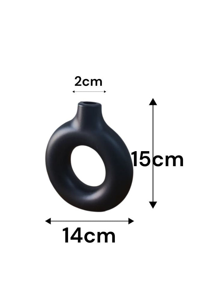 Matera Tipo Dona Negra 15cm