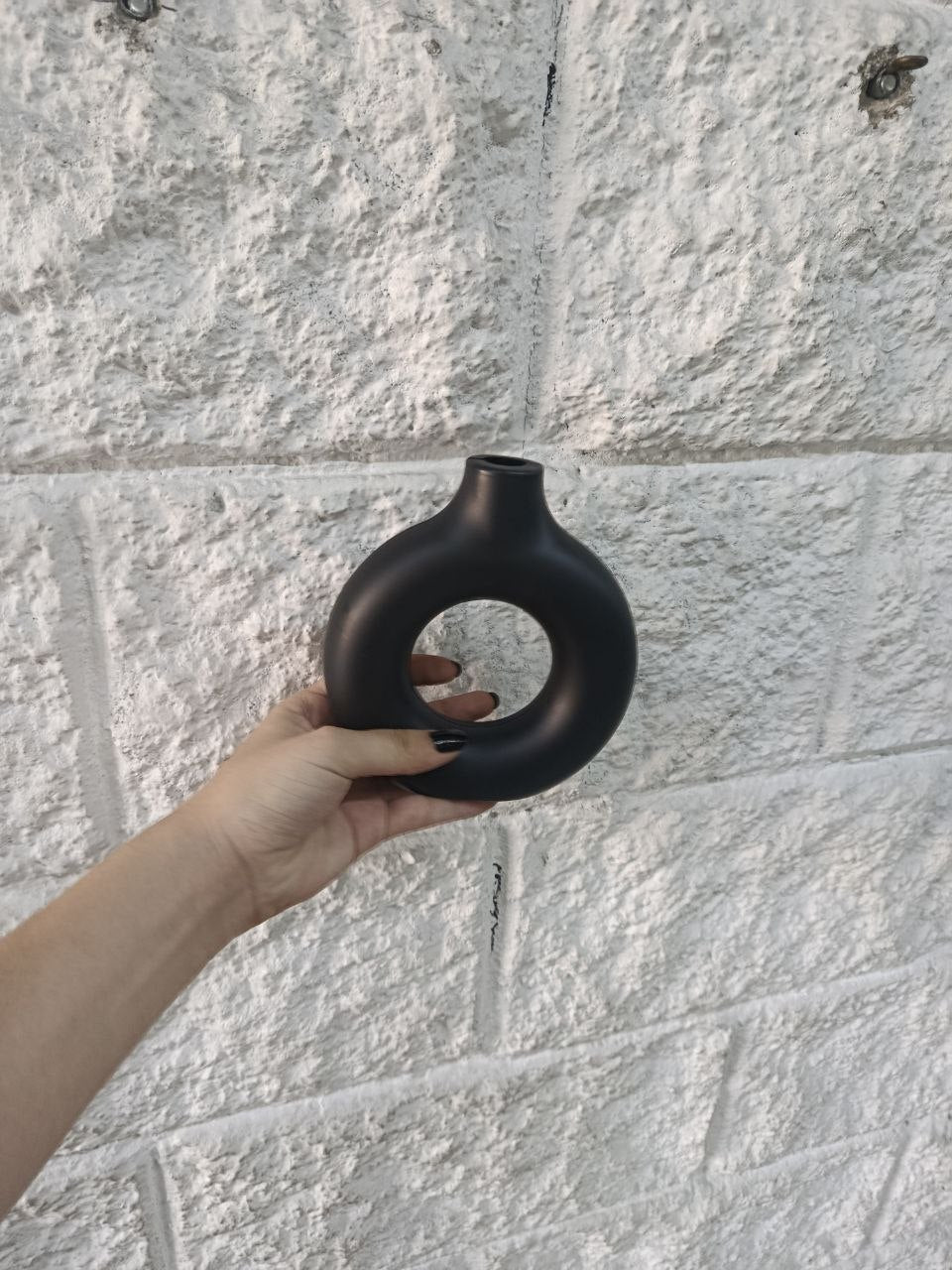 Matera Tipo Dona Negra 15cm