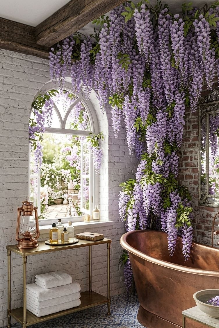Docena de Glicina Wisteria Lila 80cm