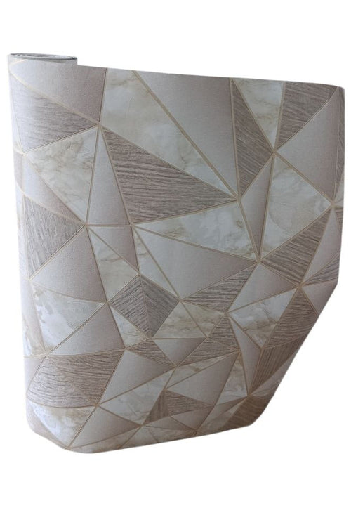 Papel Tapiz Rose Gold Prism 9.5mtr