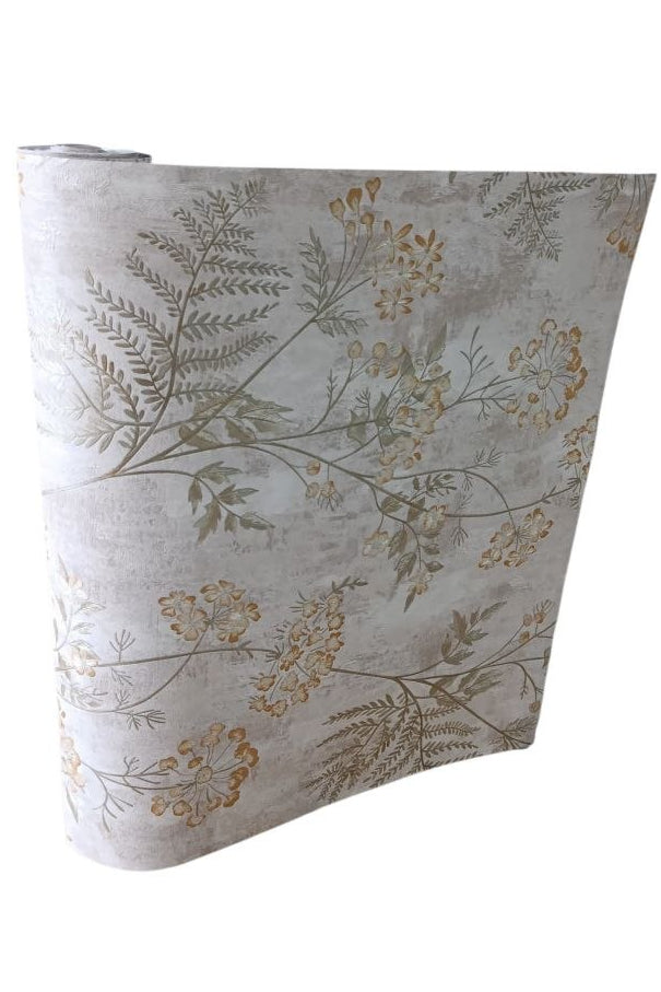 Papel Tapiz Lienzo Florecido 9.5mtr
