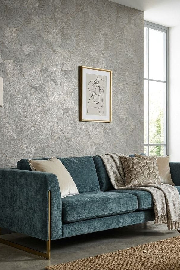 Papel Tapiz Ginkgo de Oro 9.5mtr