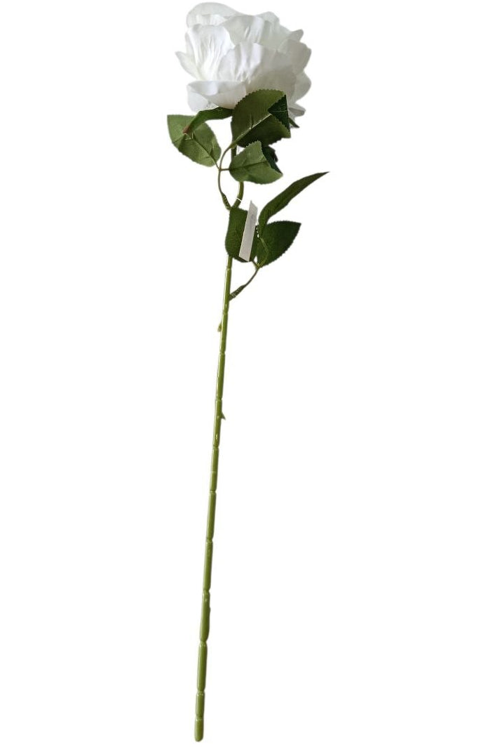 Flor Tipo Ser Larga Blanca 50cm