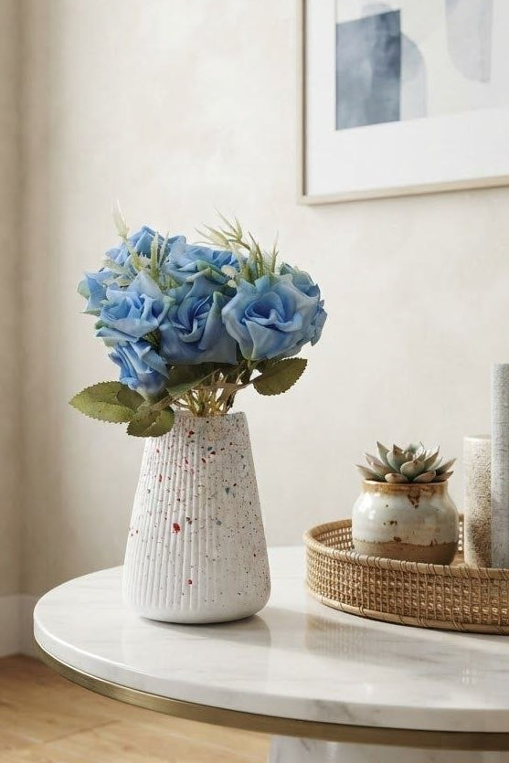 Ramo de Rosas Color Azul 28cm
