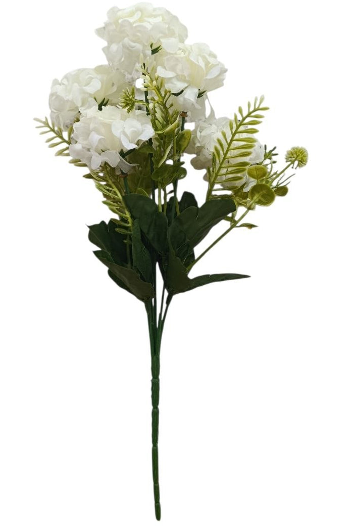 Ramo de Hortensias Color Blanco 30cm