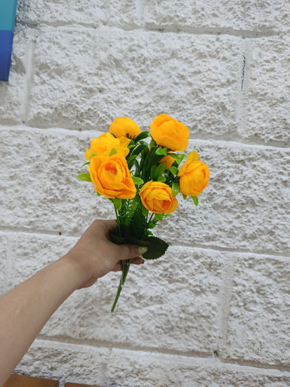 Ramo de Ranúnculos Color Amarillo 36cm