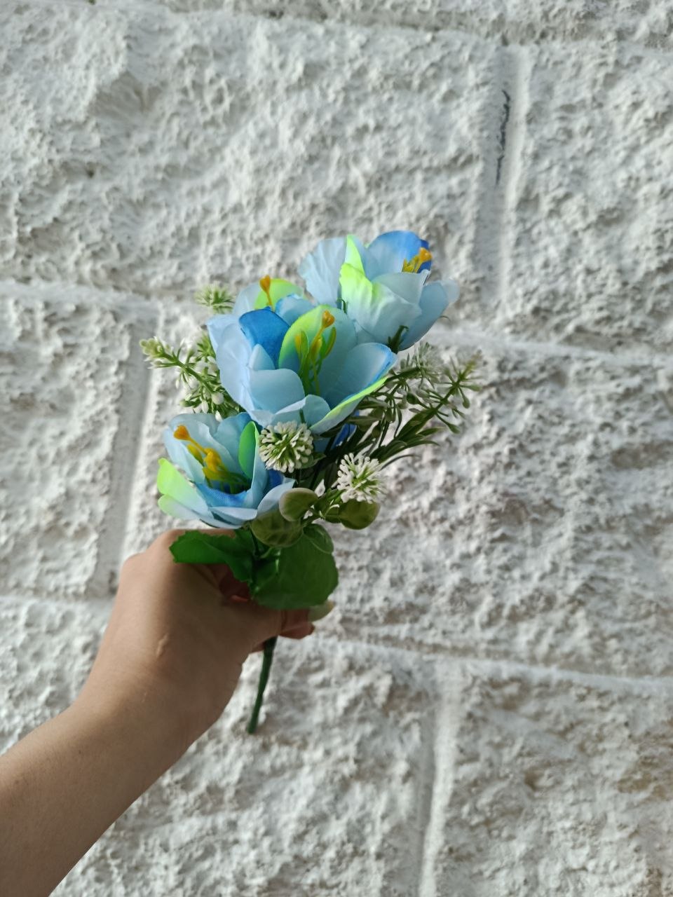 Ramo de Tulipanes Color Azul 28cm
