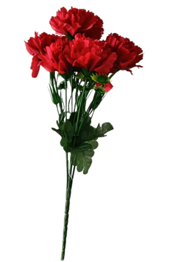 Ramo de Claveles Color Rojo 31cm