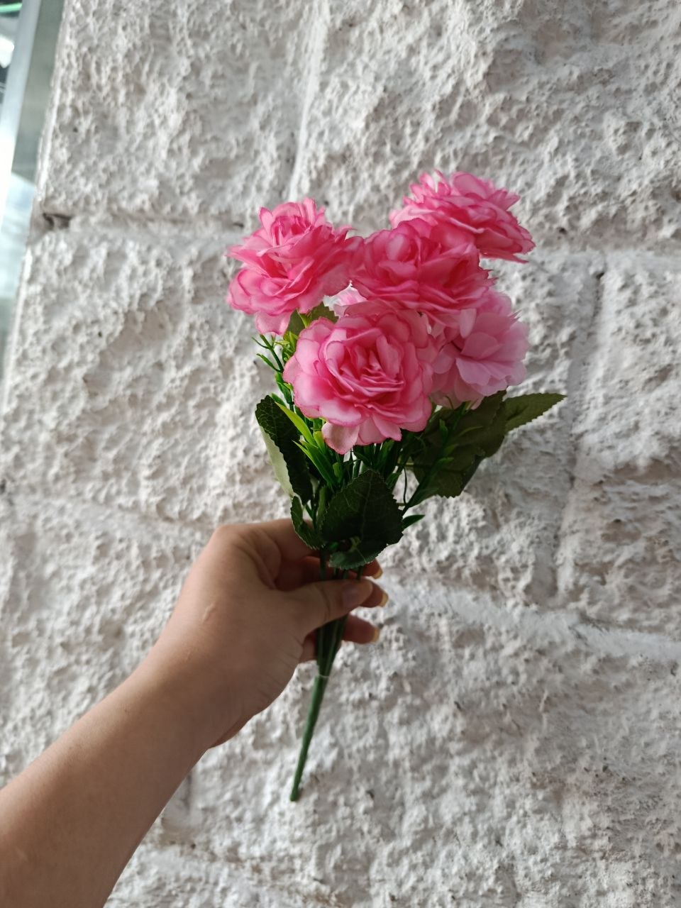 Ramo de Rosa Italiana Rosada 35cm