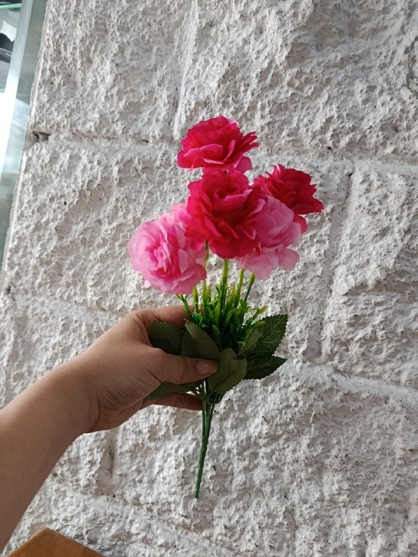 Ramo de Rosa Italiana Fucsia/Rosa 35cm