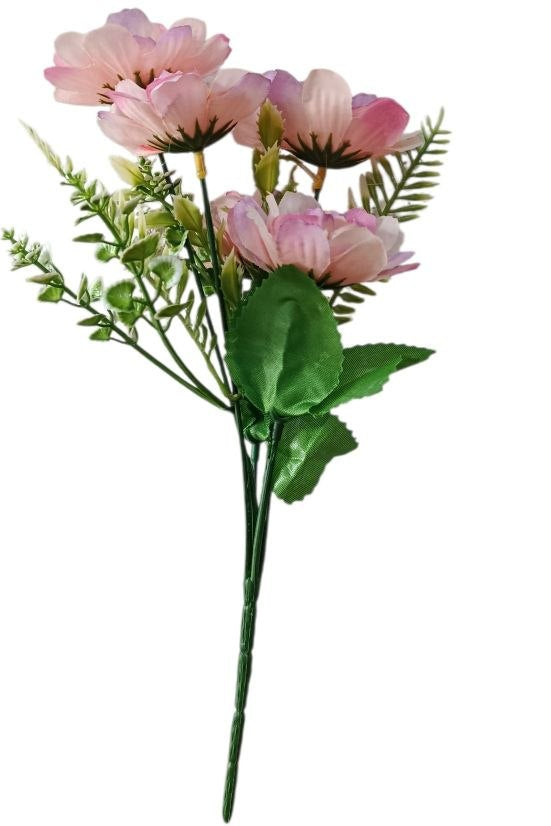 Ramo de Paeonía Rosa/Morado 28cm