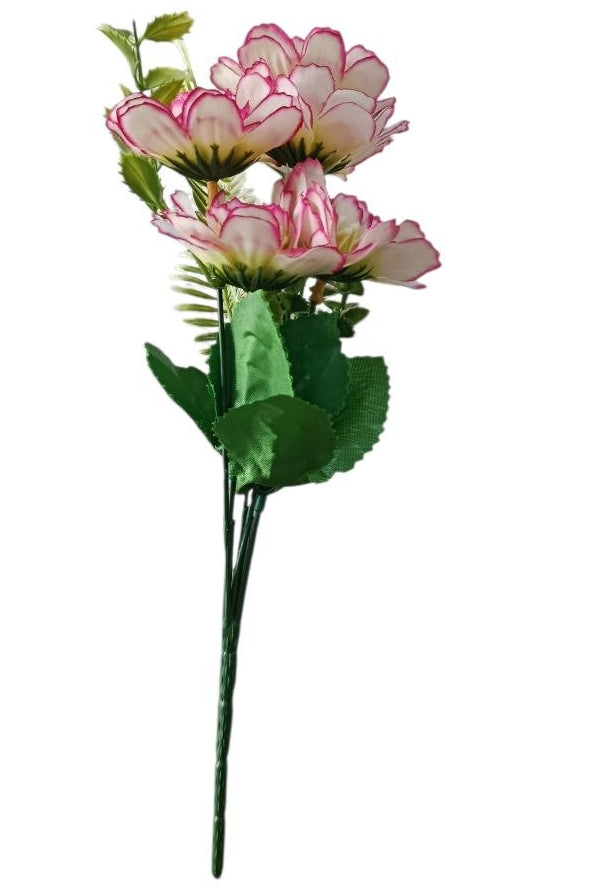 Ramo de Paeonía Blanco/Fucsia 28cm