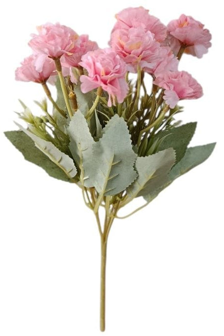 Ramo de Claveles Pequeños Rosa Pastel 25cm