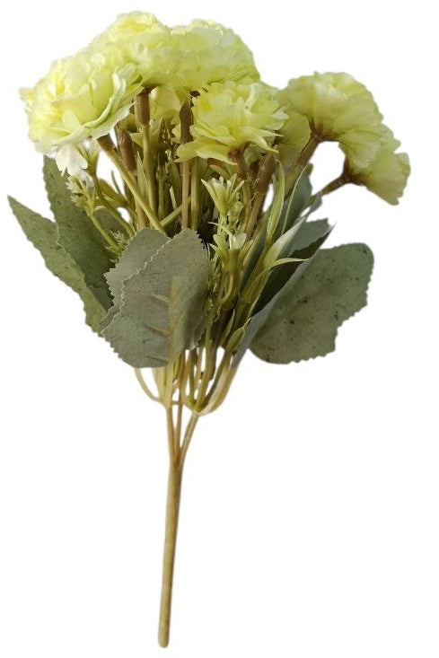 Ramo de Claveles Pequeños Verdes 25cm