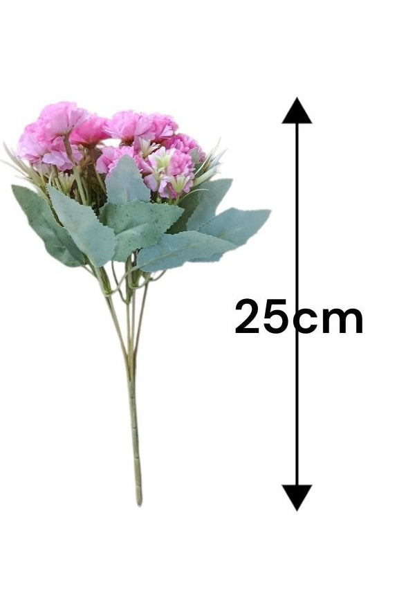 Ramo de Claveles Pequeños Rosados 25cm