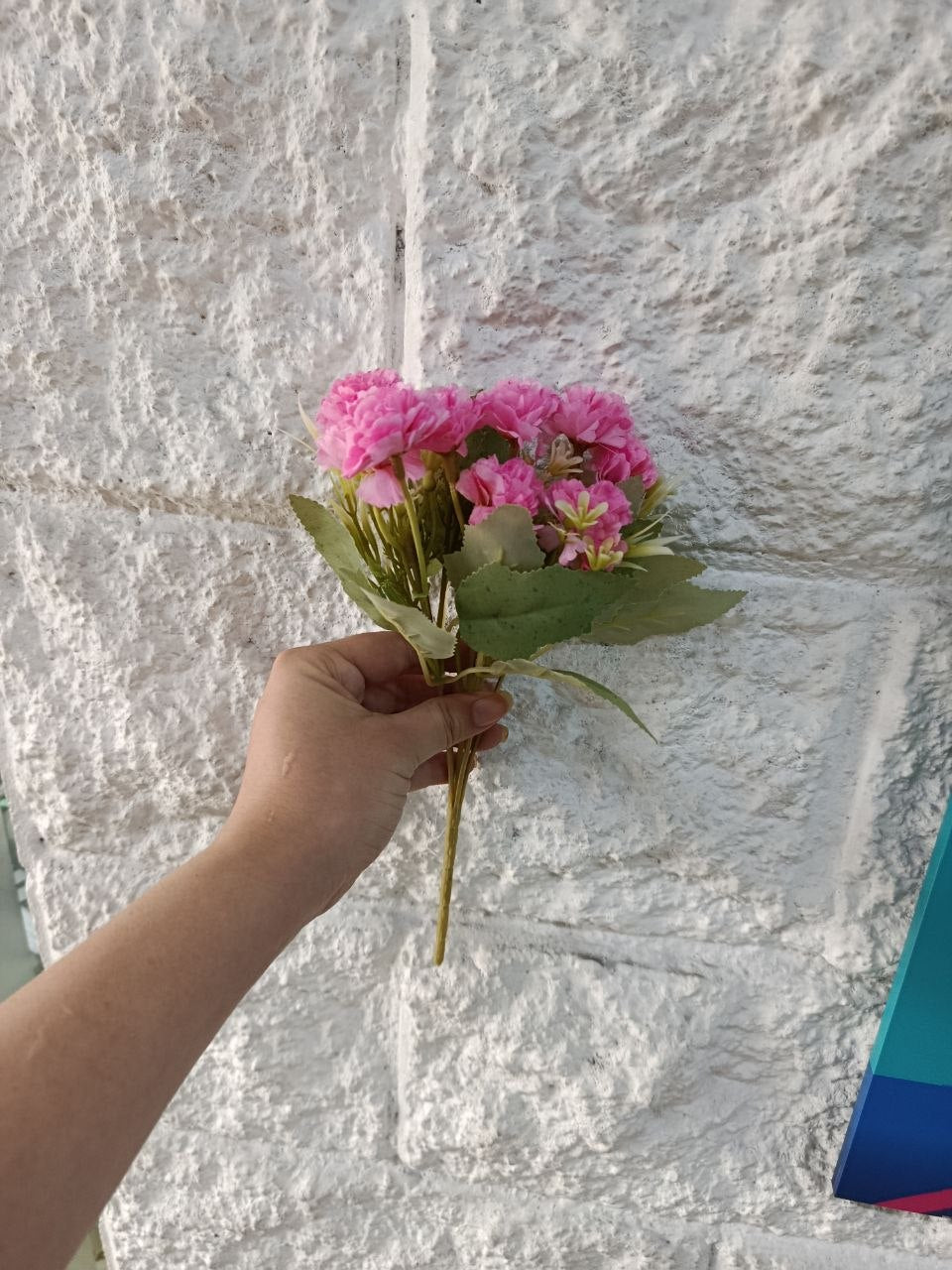 Ramo de Claveles Pequeños Rosados 25cm
