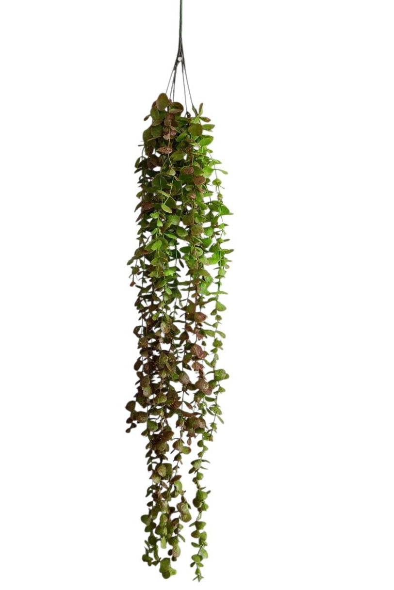 Colgante Eucalipto Artificial Verde/Rojo 1mts
