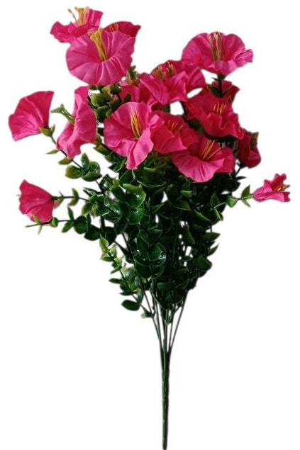 Follaje General Flor Campanilla Fucsia 34cm