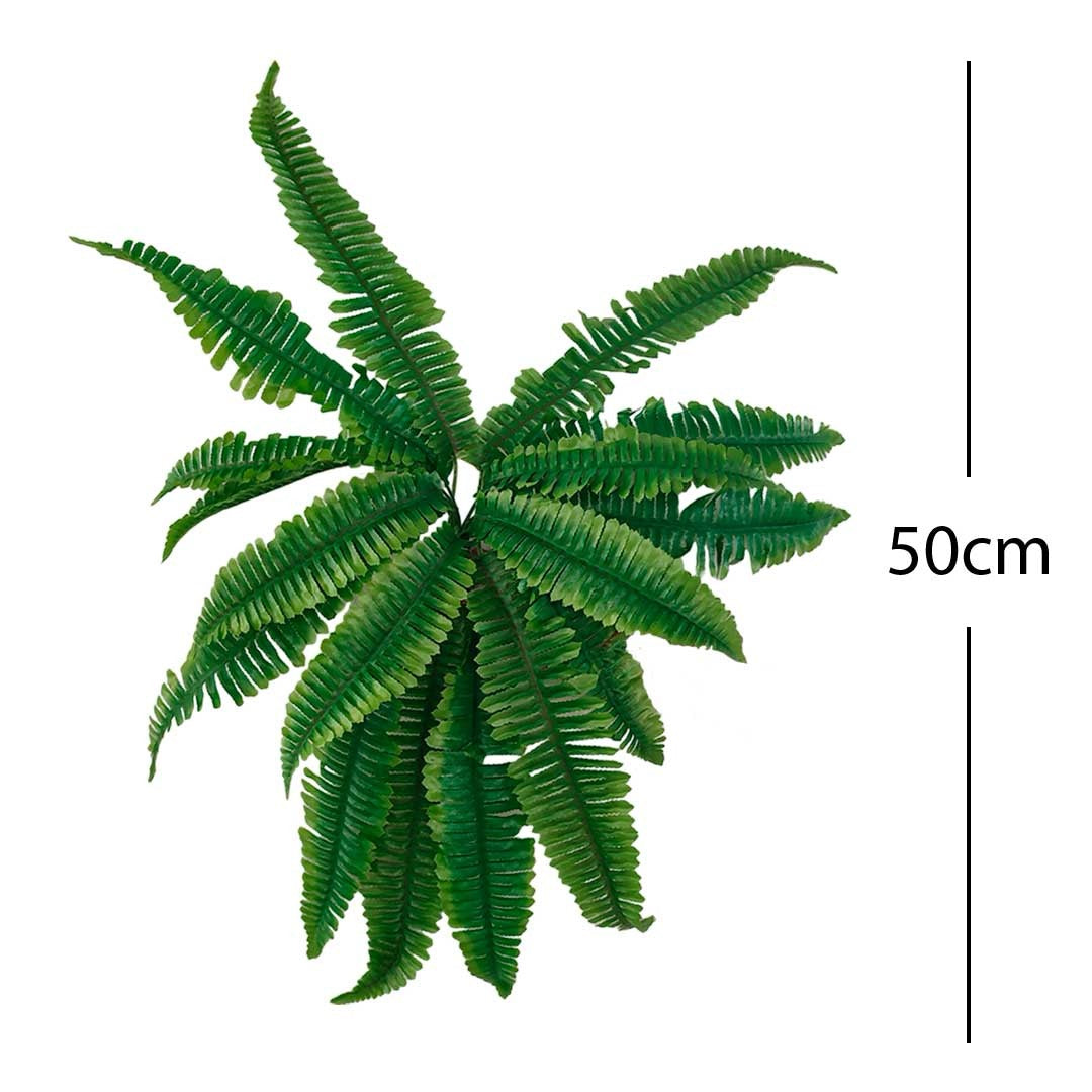 Helecho Artificial Decorativo 18 hojas x50cm