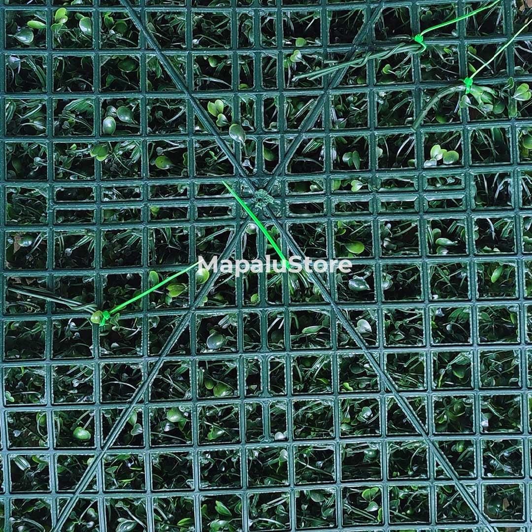 Tapete Follaje Jardín Artificial Vertical 60x40cm Estándar