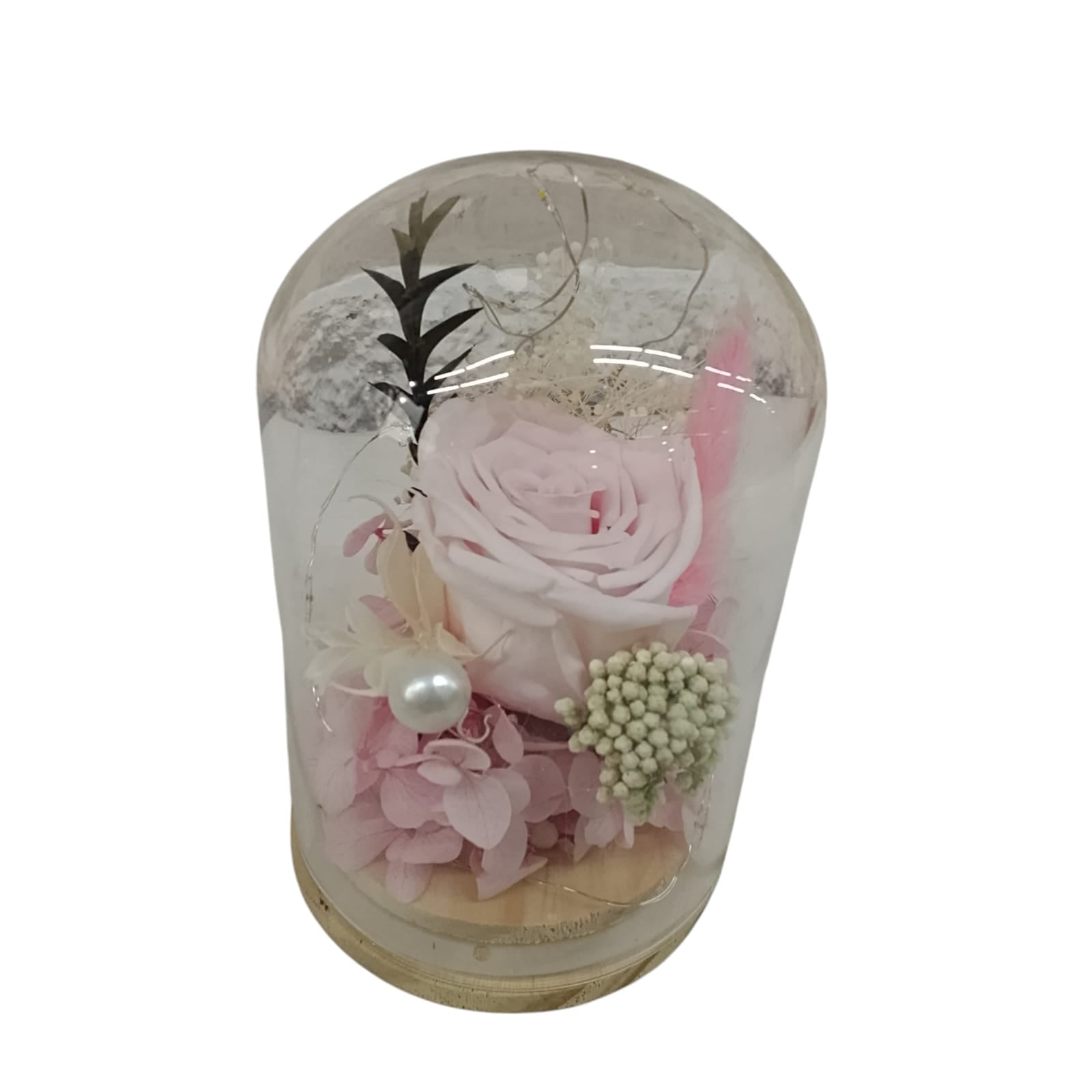 Rosa Artificial Preservada- Rosada