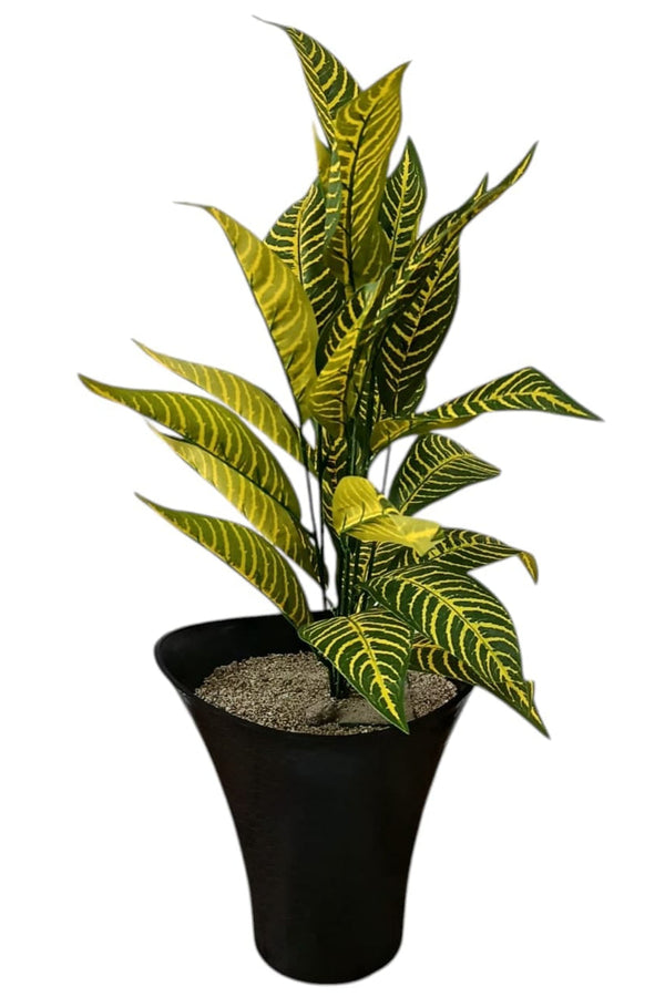 Planta Larga de Croton Artificial 70cm