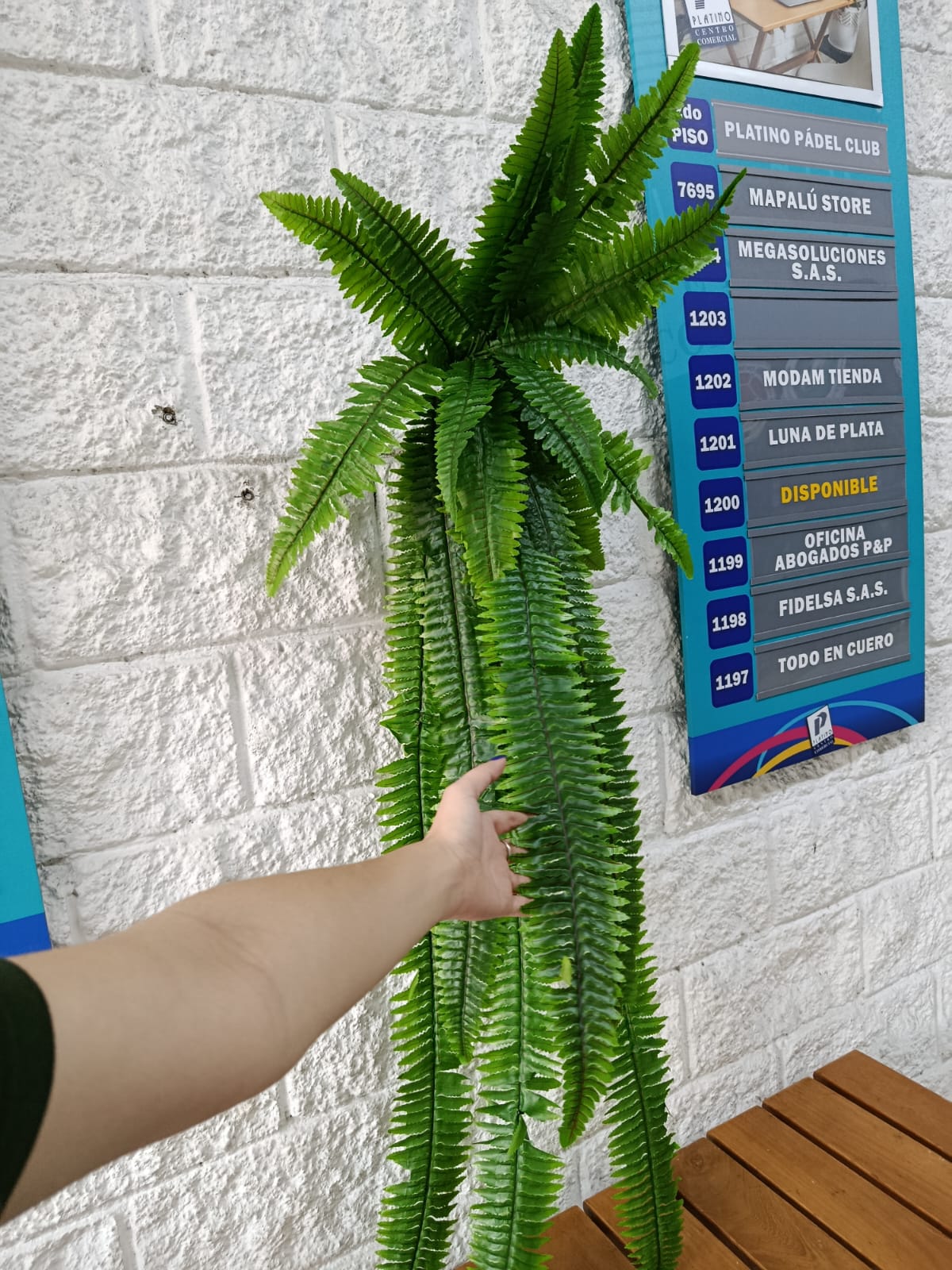 Helecho Grande XL Artificial 1.30cm