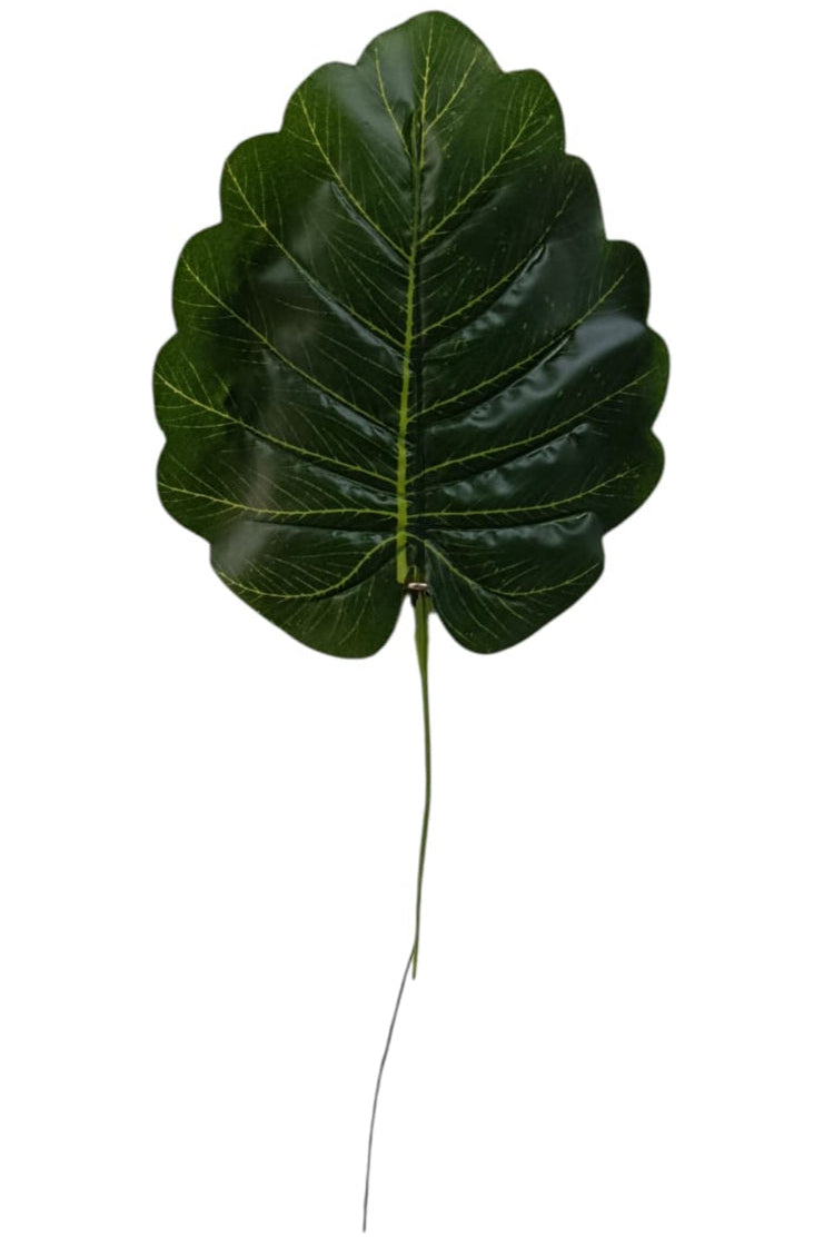 Hoja Alocasia Plumbea Artificial 40cm