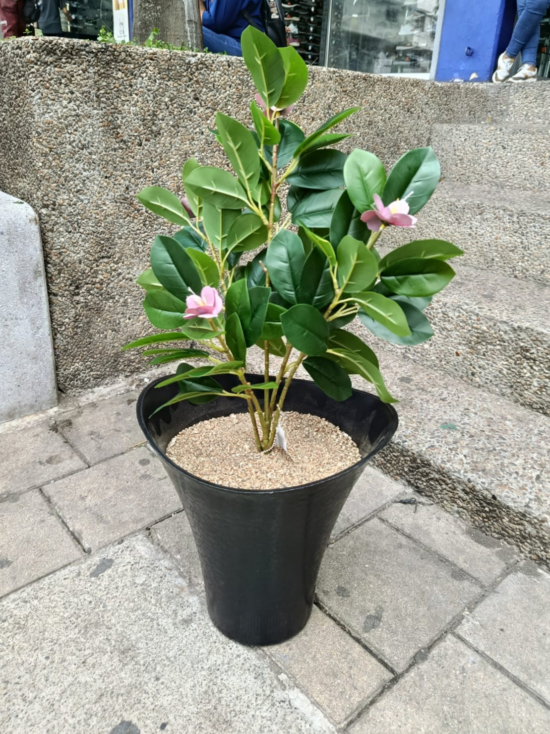 Planta Magnolia Lila Artificial 55cm