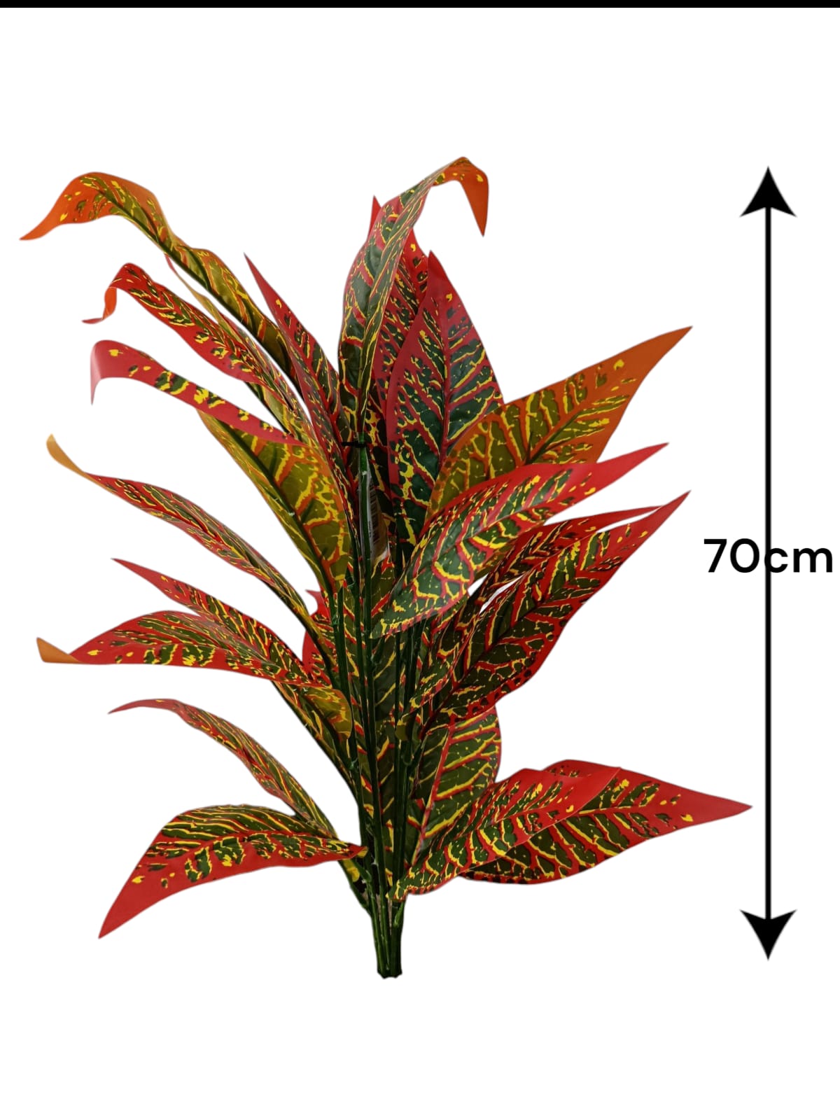 Planta Codiaeum Variegatum Artificial 70cm