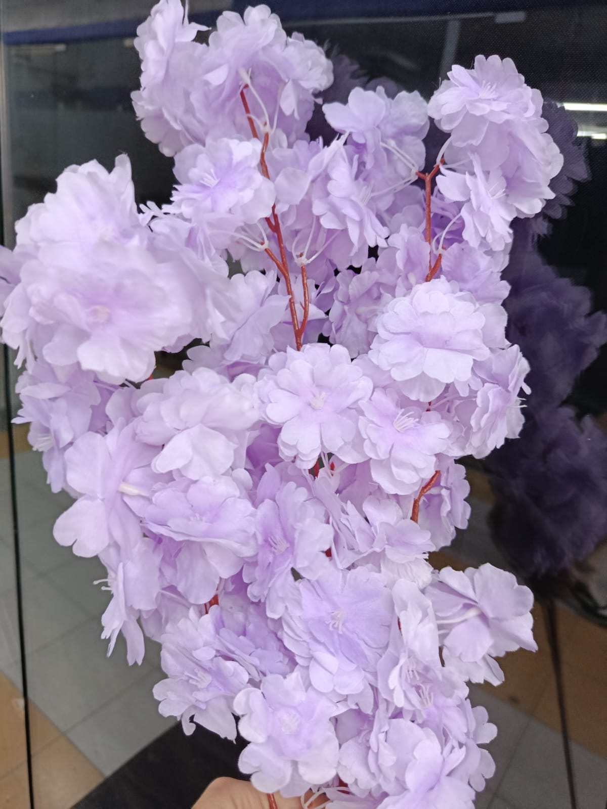 Rama de Cerezo Premium Lila 95cm