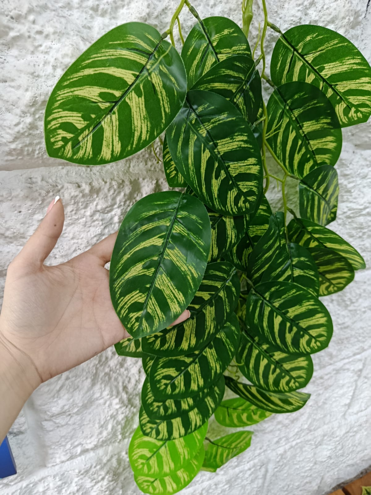 Rama Colgante Beteada Estilo Poto Satinado 90cm