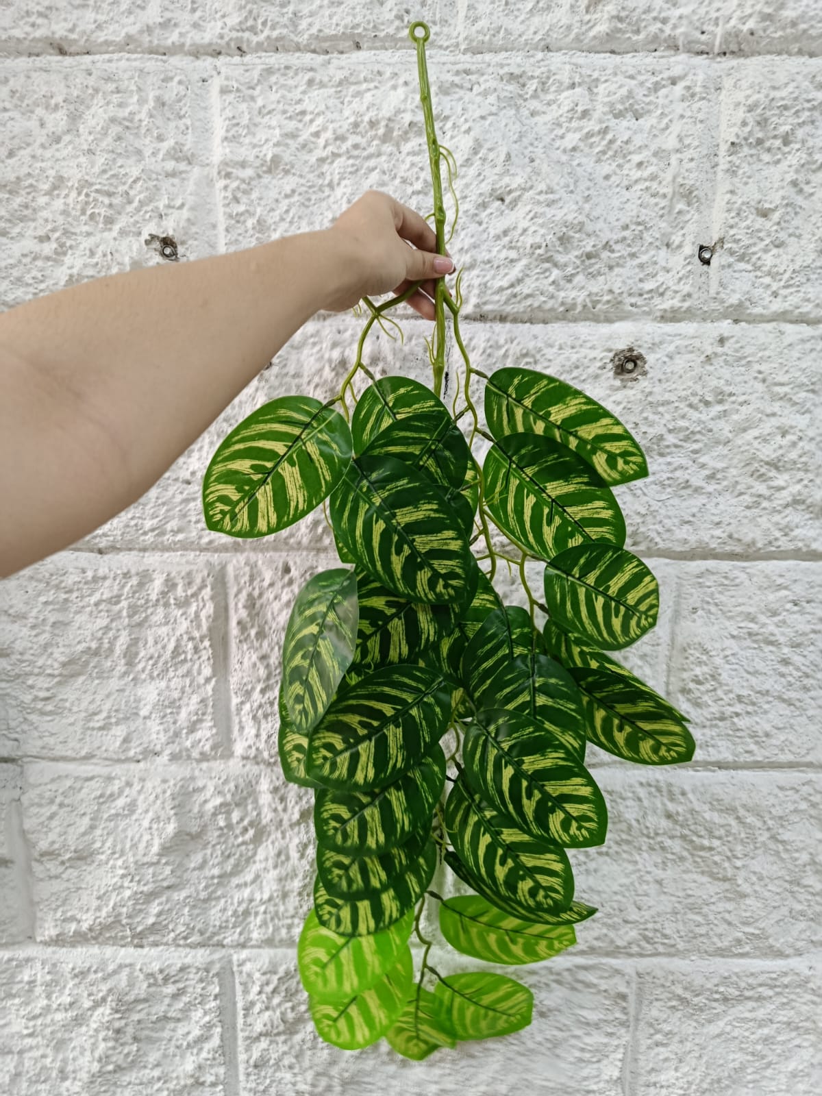 Rama Colgante Beteada Estilo Poto Satinado 90cm