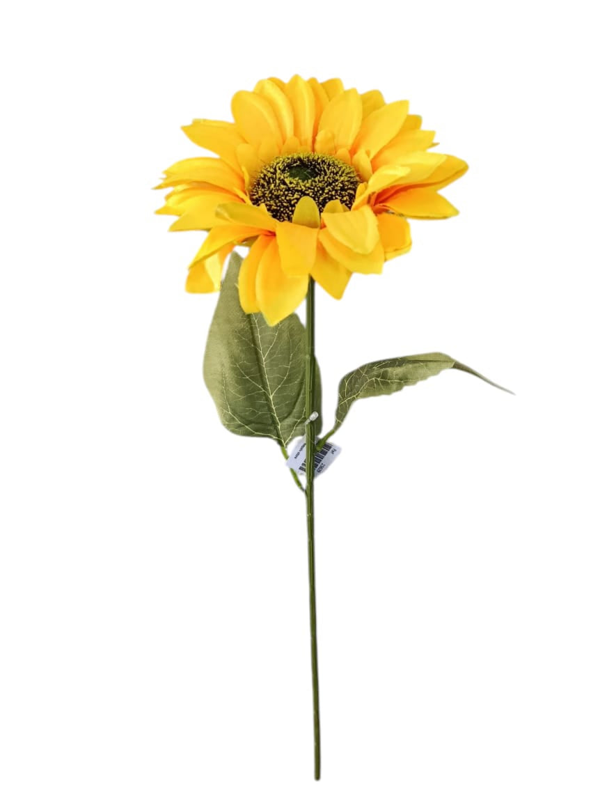 Girasol Artificial x1 Tallo Largo 65cm