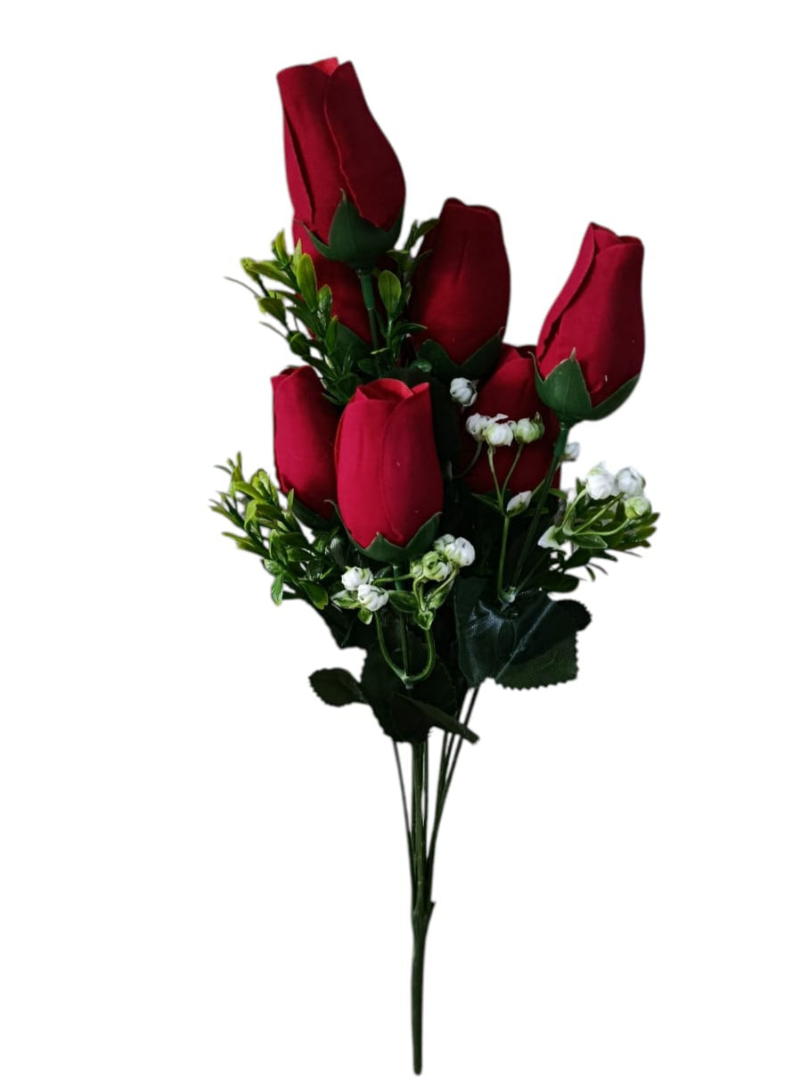 Ramo Capullo de Rosa Roja 43cm