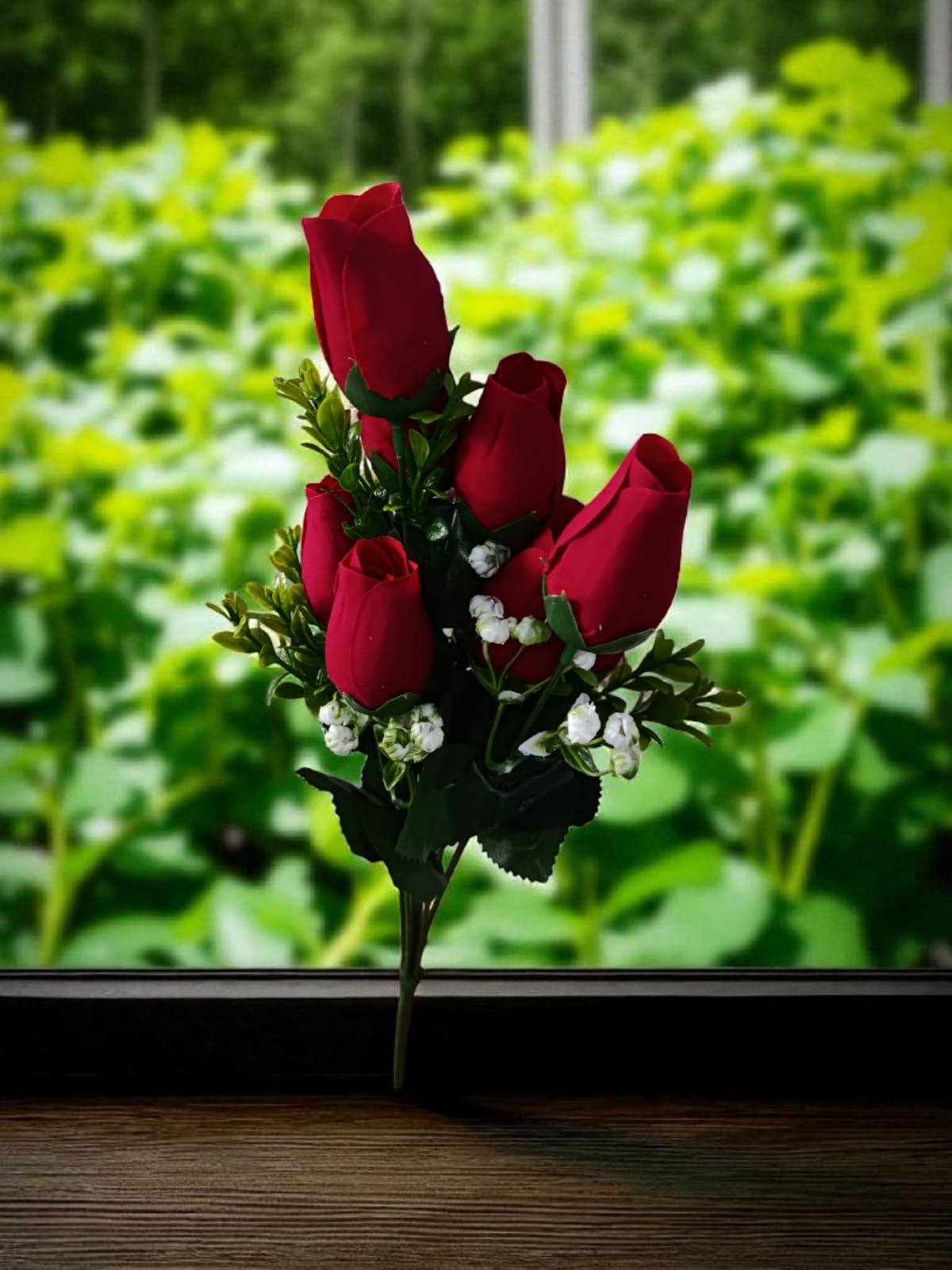 Ramo Capullo de Rosa Roja 43cm