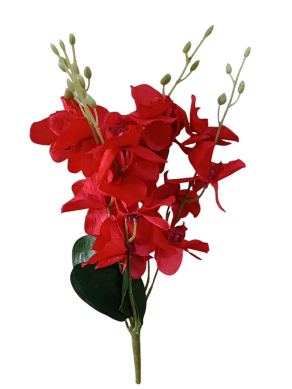 Ramo de Orquidea Artificial en Tela 46cm