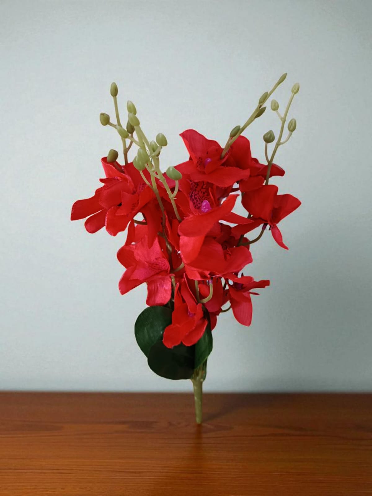 Ramo de Orquidea Artificial en Tela 46cm