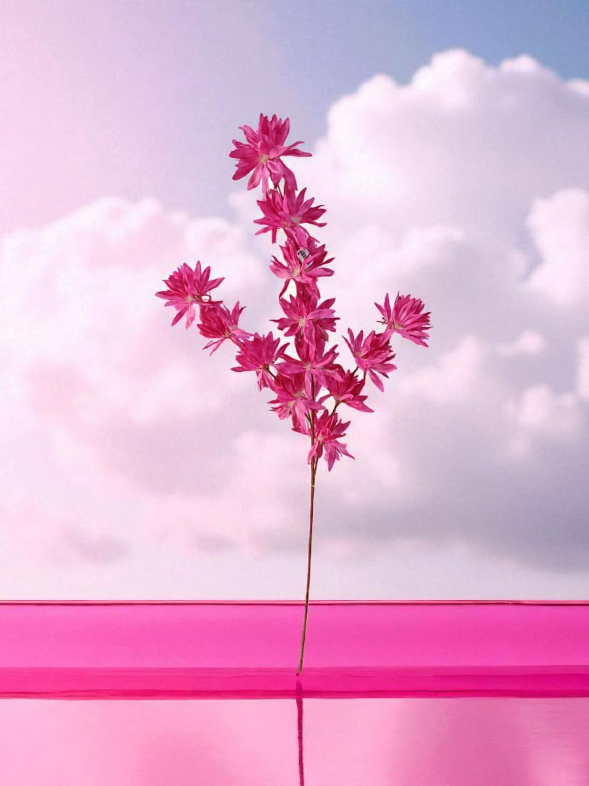 Rama Flor de Ciruelo Artificial 1.20mts