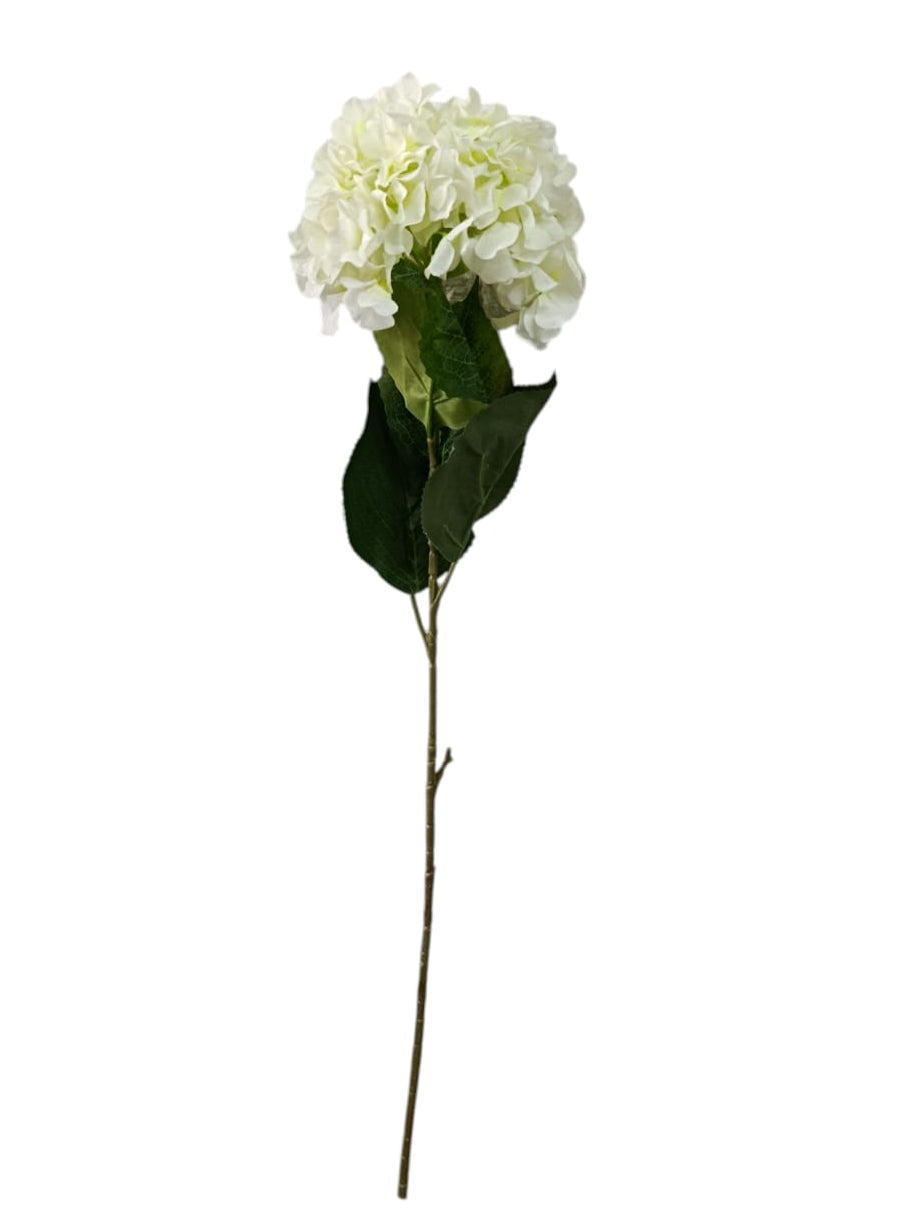 Hortensia Blanca Artificial 86cm