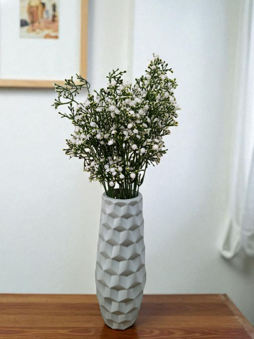 Gipsofilia Blanca Follaje Artificial 60cm