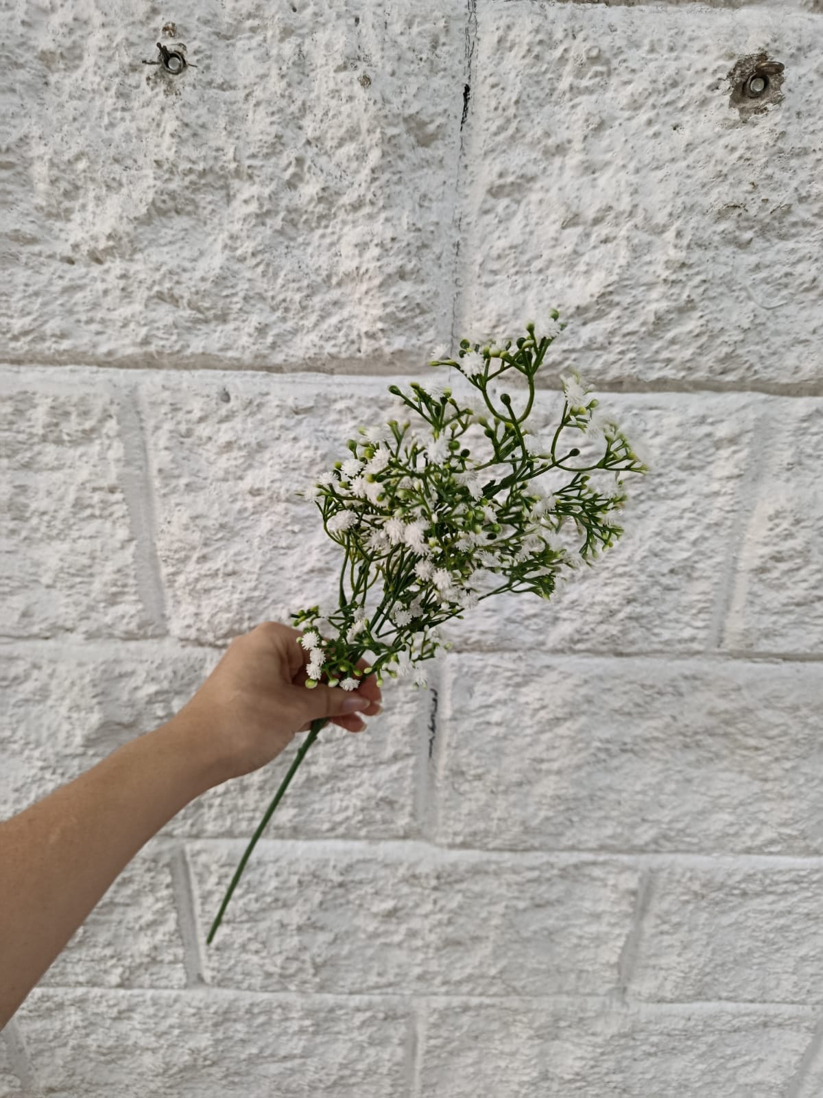 Gipsofilia Blanca Follaje Artificial 60cm