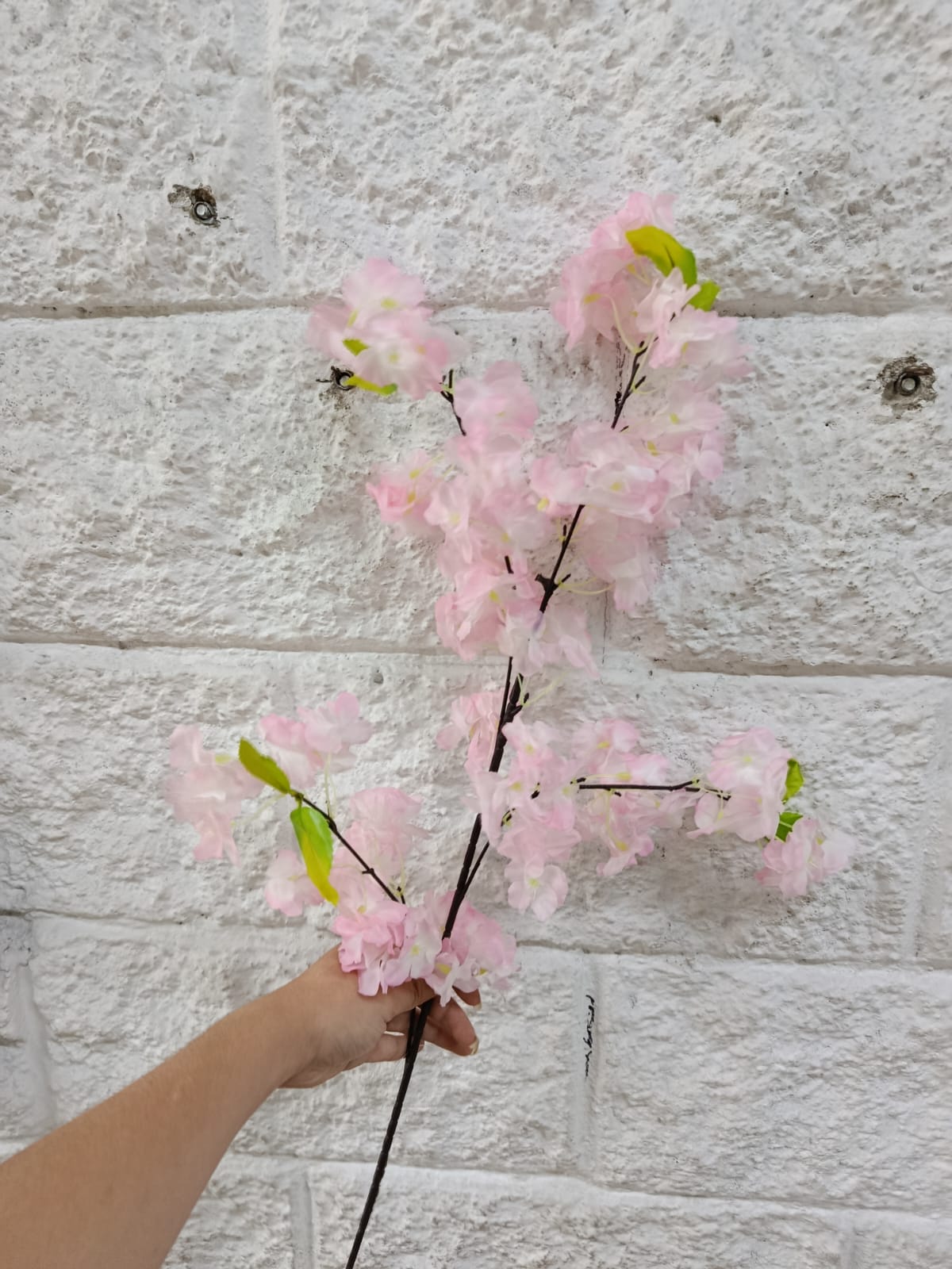 Rama de Cerezo Premium Rosa Claro 95cm