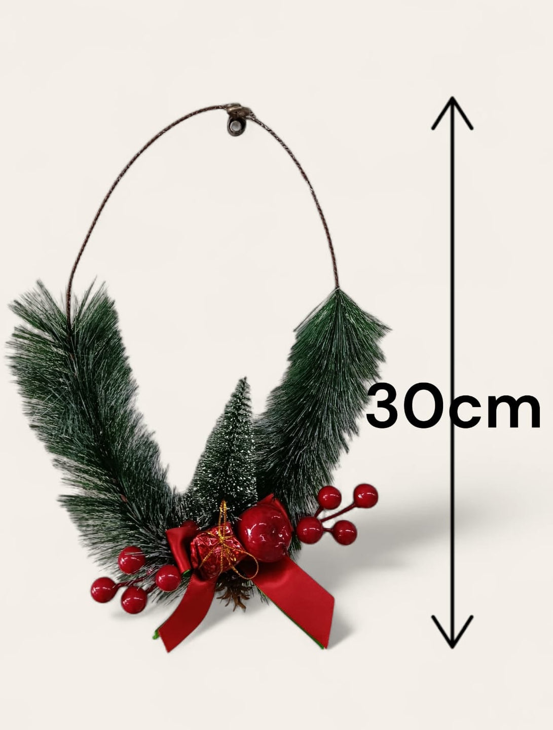 Guirnalda Redonda Con Frutos 30cm