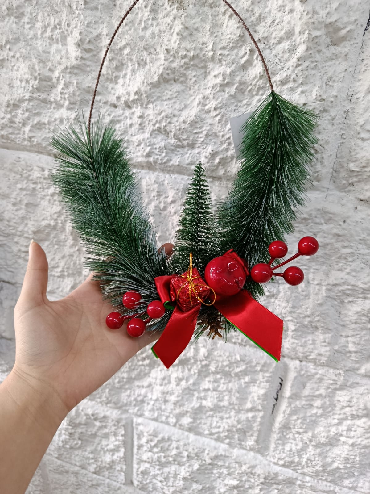 Guirnalda Redonda Con Frutos 30cm