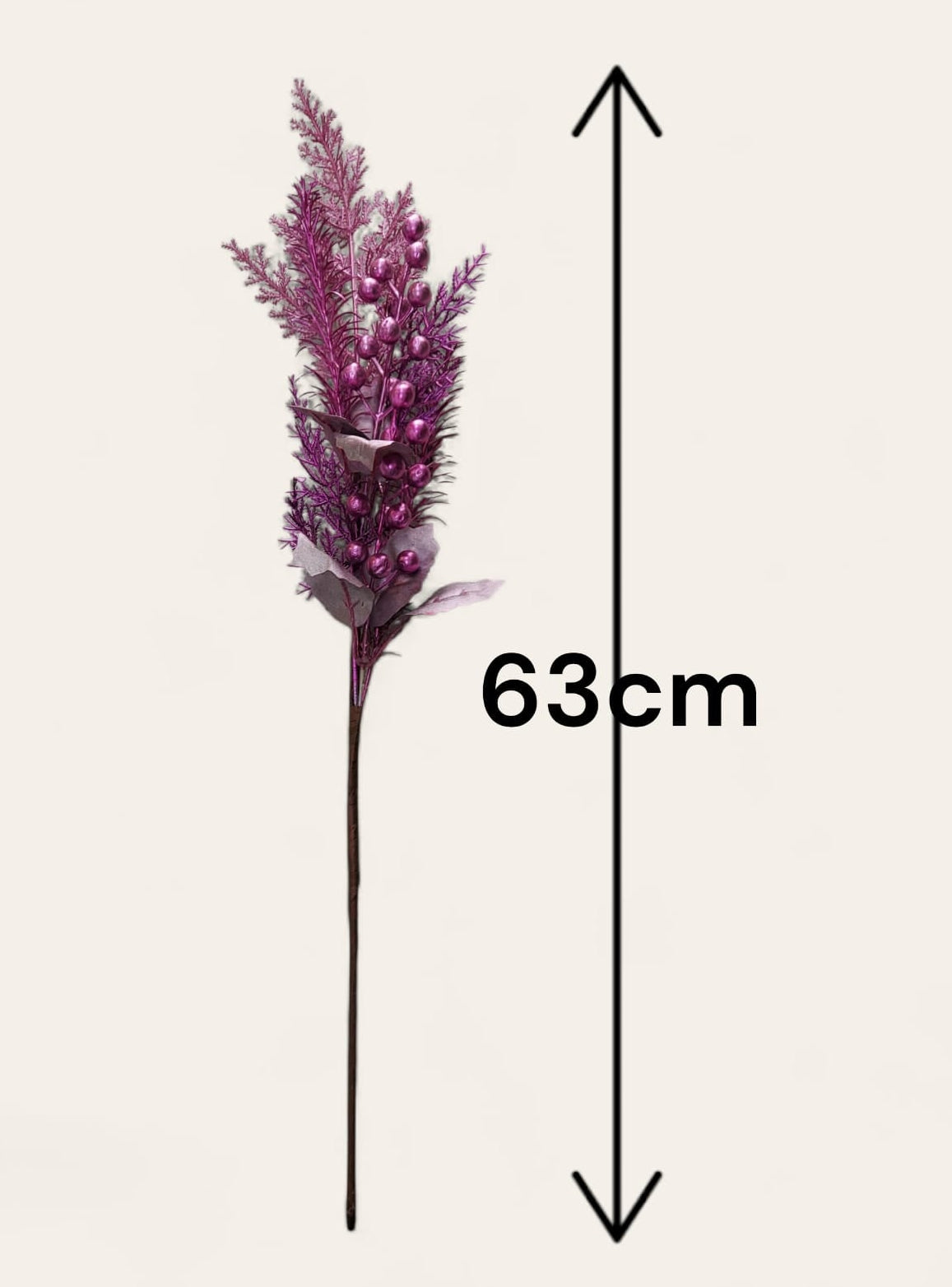 Pino Navideño Morado 63cm