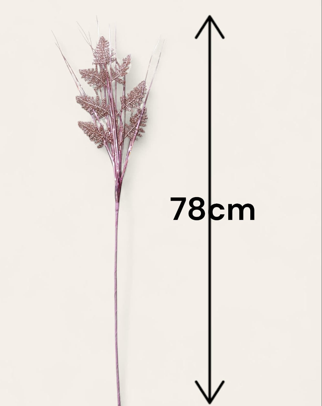 Hoja Rosada Larga 78cm