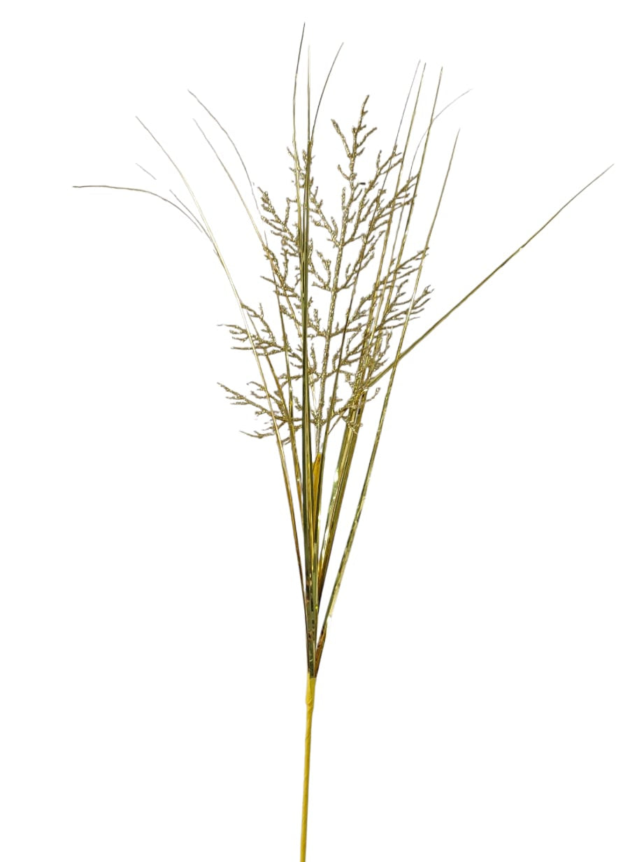Hoja Dorada Larga Navideña 75cm