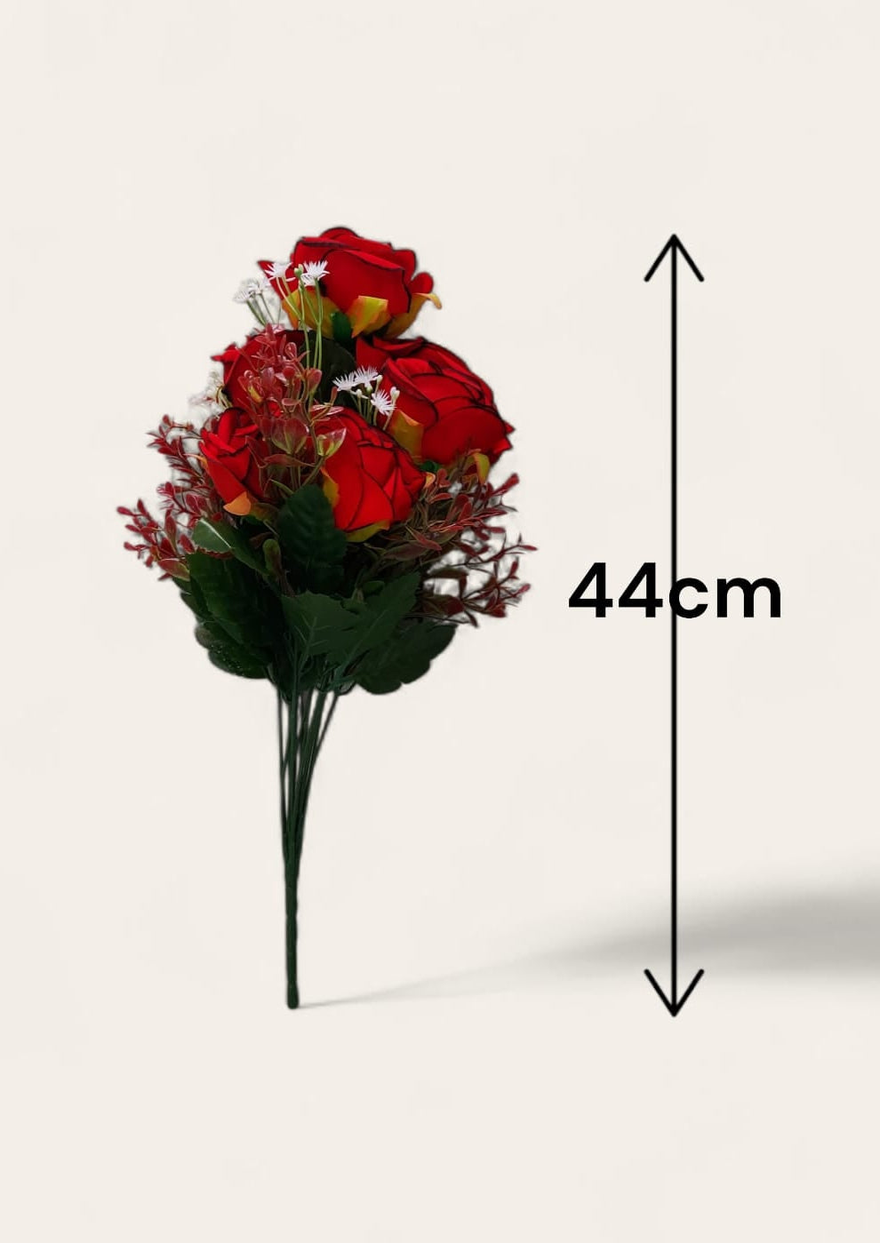 Ramo Rosa Roja Envejecida 23939